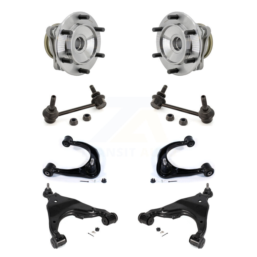 Bras de commande supérieur inférieur de roulement avant avec kit BJ & Link (8 pièces) pour Toyota Tacom