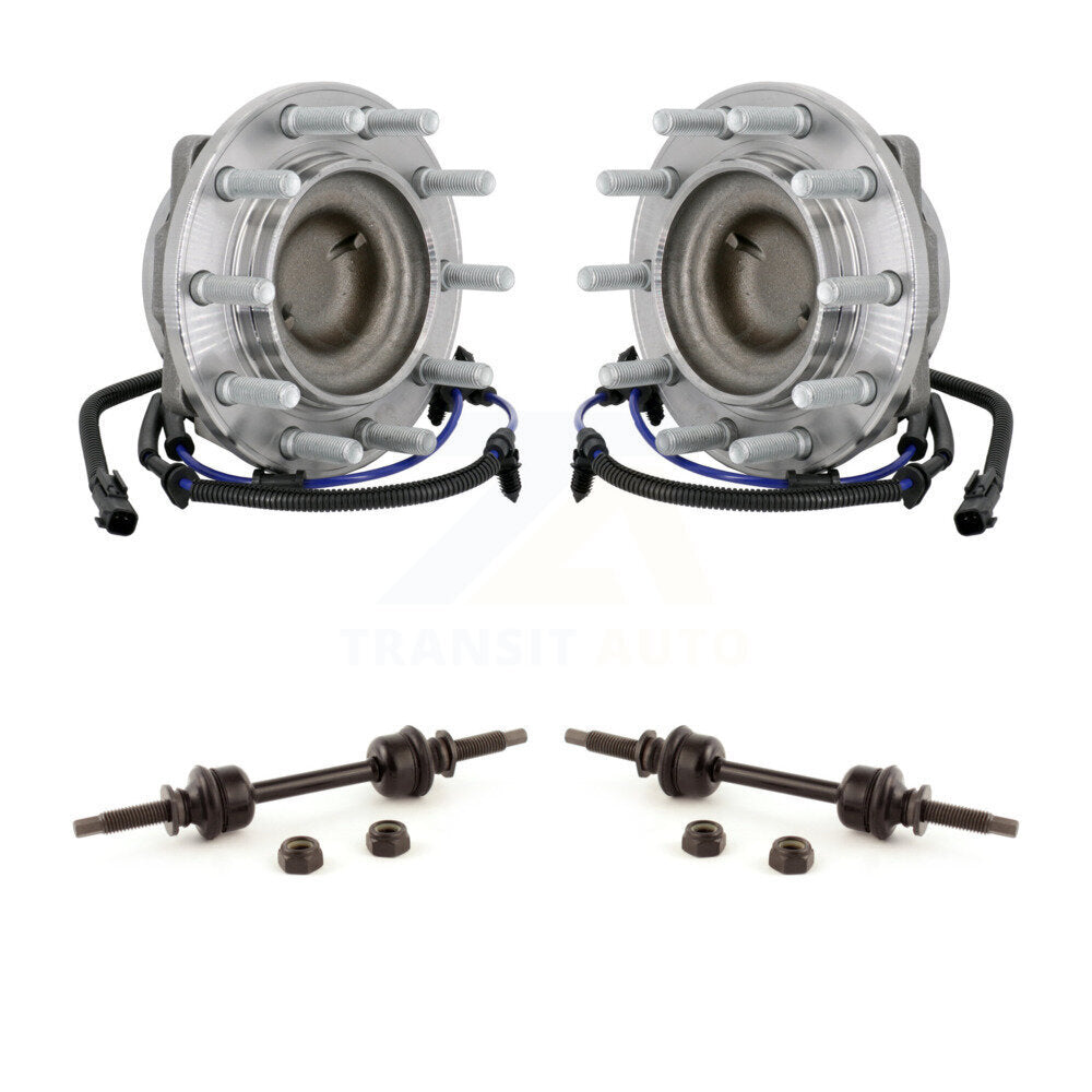 Ensemble de roulement de moyeu avant et Kit de liaison pour Ford F-450 Super Duty F-550 4X2
