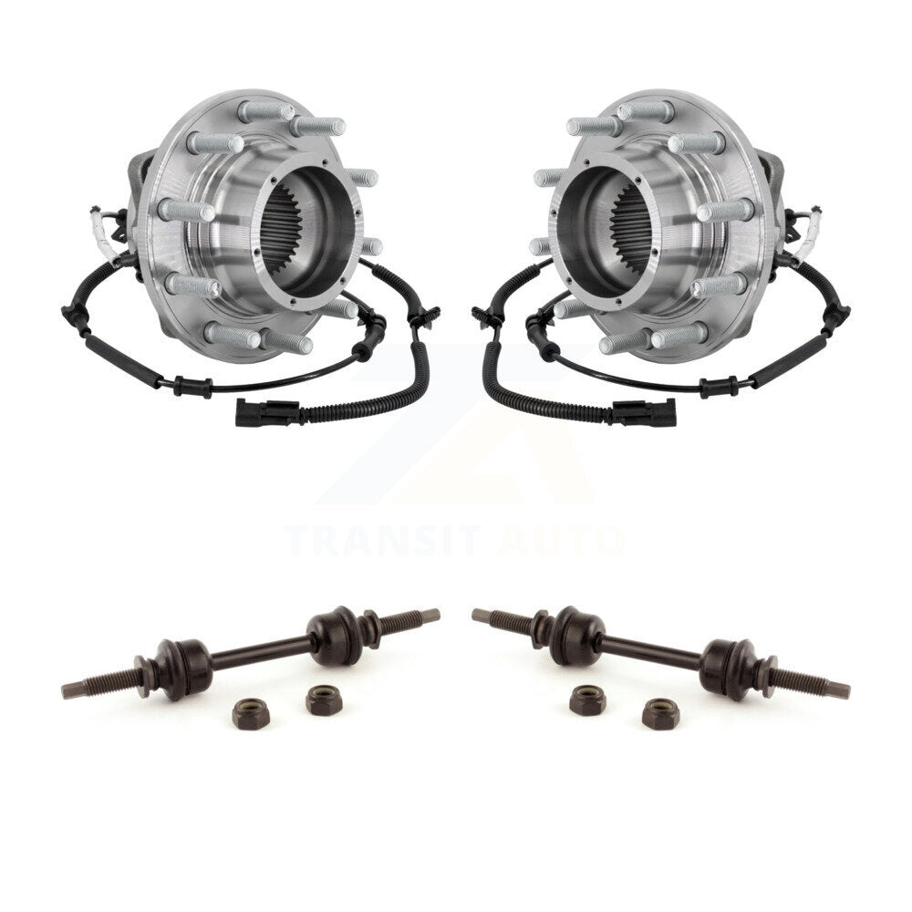Ensemble de roulement de moyeu avant et Kit de liaison pour Ford F-350 Super Duty F-450 F-550
