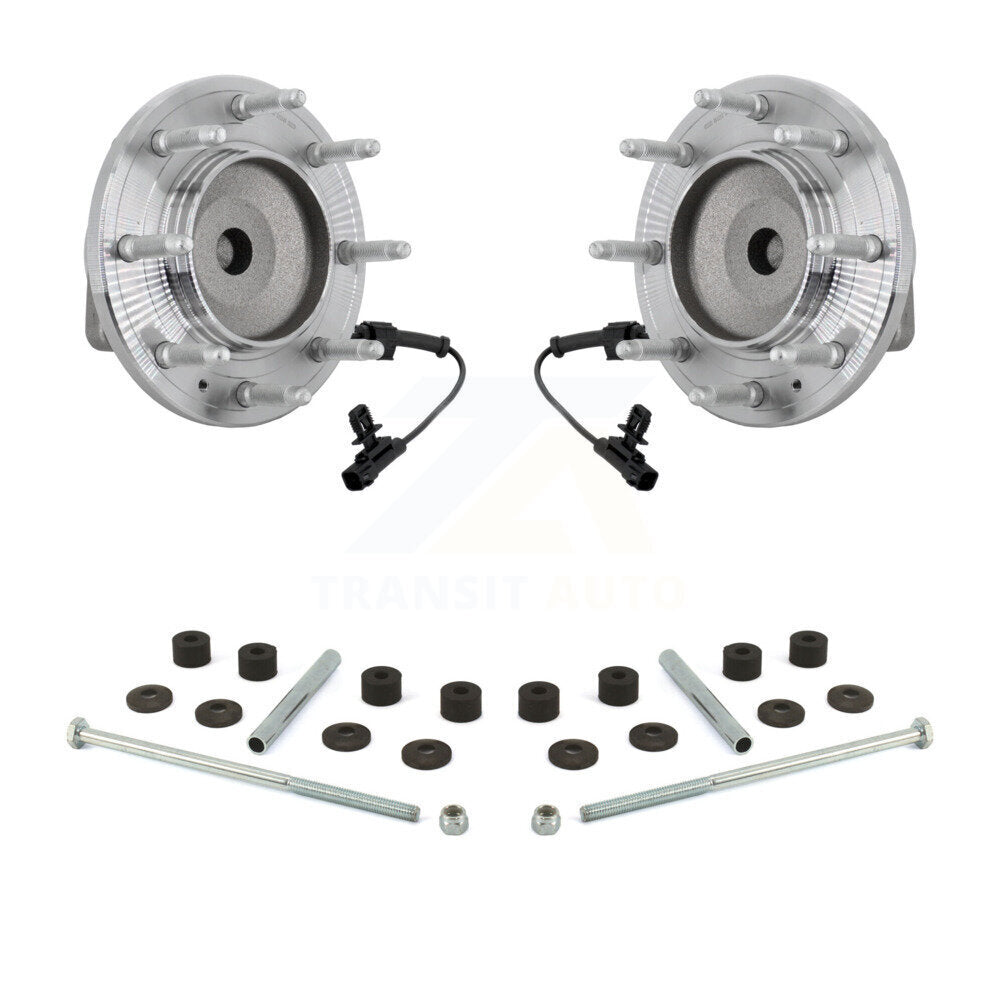Ensemble de roulement de moyeu avant et Kit de liaison pour GMC Chevrolet Sierra 2500 HD Silverad