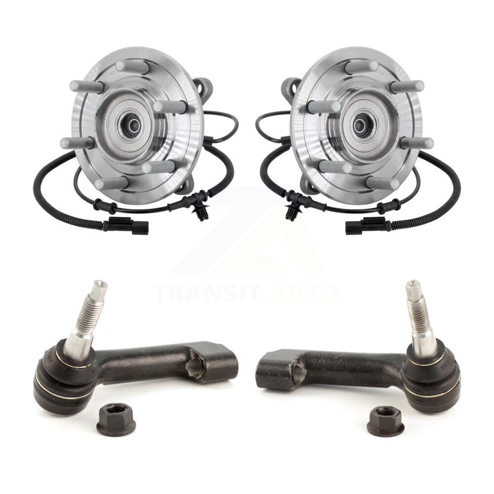 Kit de roulement de roue avant et d'extrémité de biellette de direction pour Ford F-150 Raptor 2017 avec 4 roues motrices