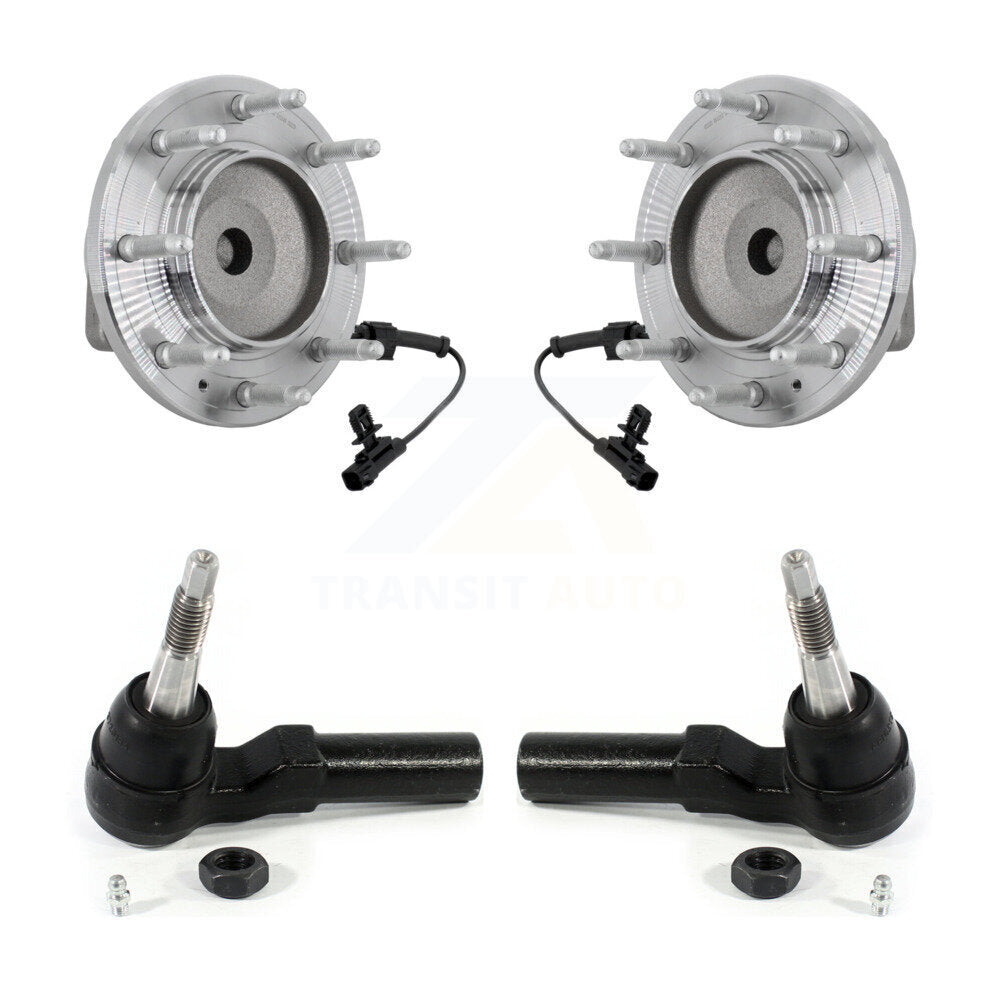 Kit de roulement de roue avant et d'extrémité de biellette de direction pour GMC Chevrolet Sierra 2500 HD Silverad