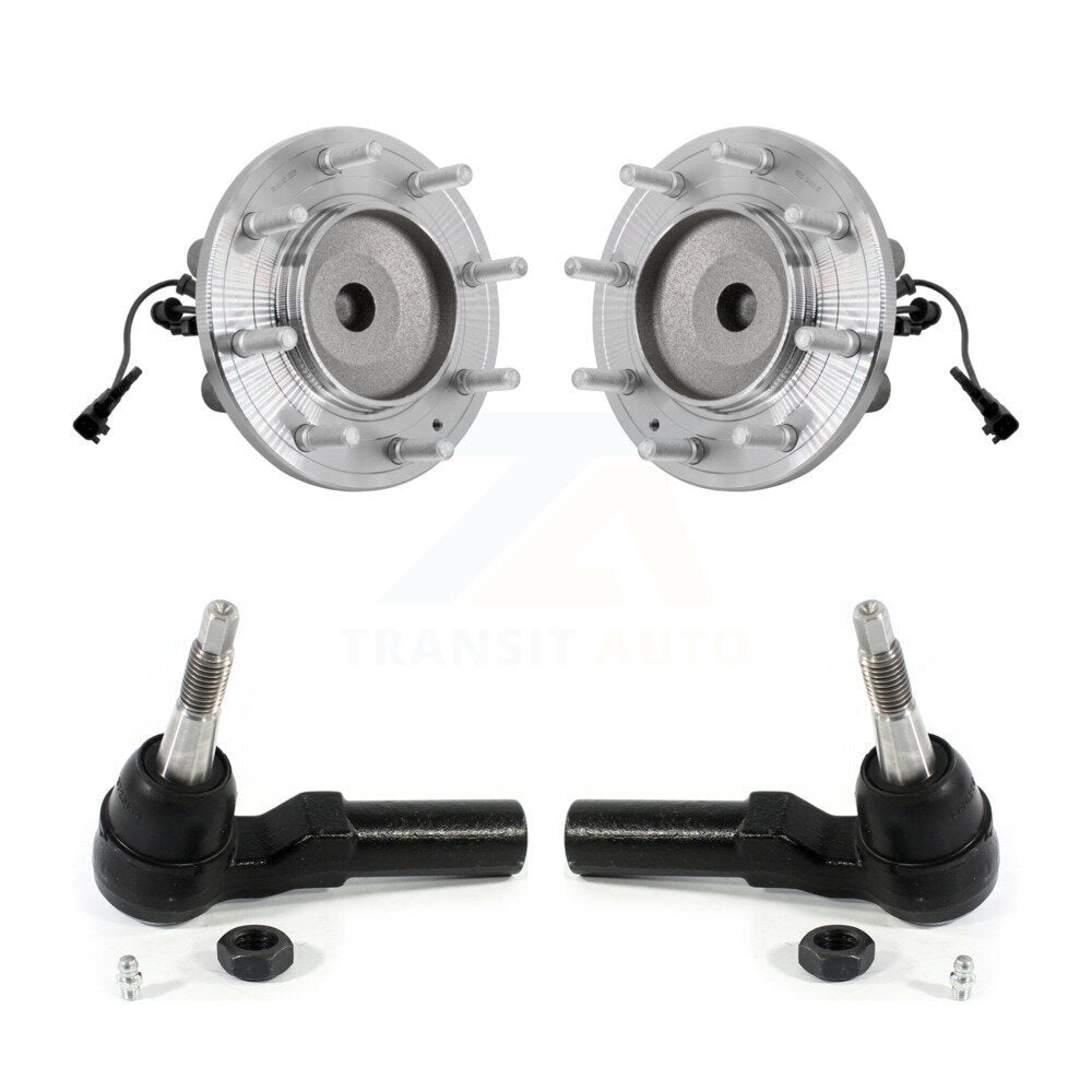Kit de roulement de roue avant et d'extrémité de biellette de direction pour GMC Sierra 3500 HD Chevrolet Silverad
