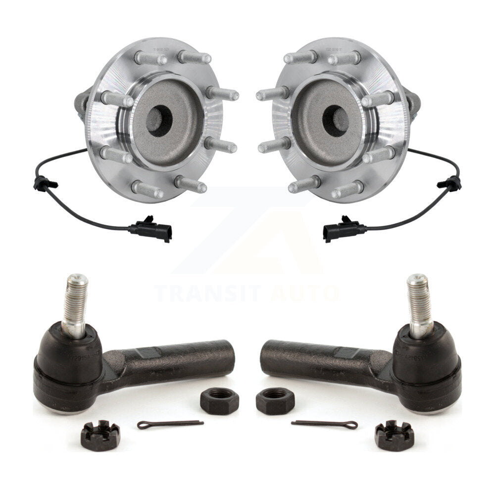Kit de roulement de roue avant et d'extrémité de biellette de direction pour GMC Savana 3500 Chevrolet Express