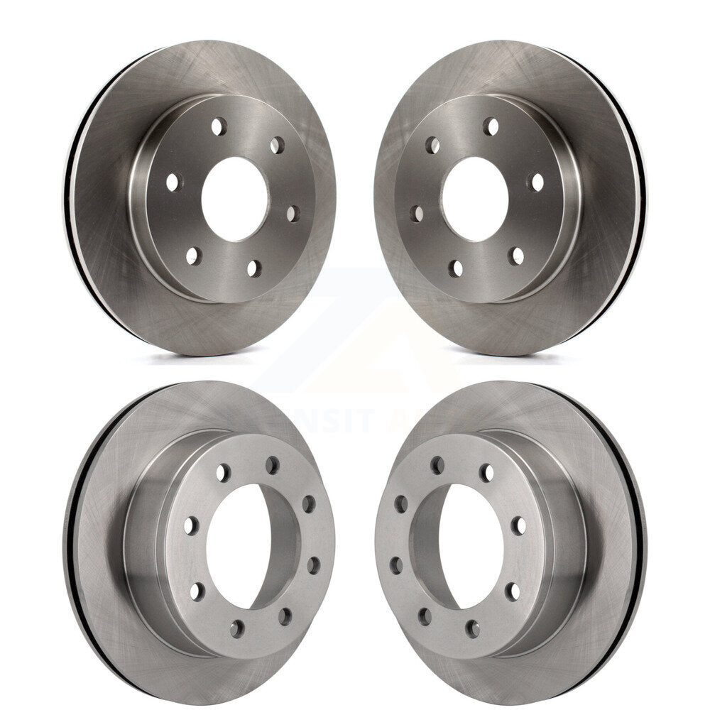 Kit de rotors de frein à disque avant et arrière pour GMC Savana 2500 2006 avec PTAC de 7 300 lb