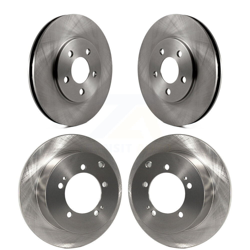 Kit de rotors de frein à disque avant et arrière pour Dodge Stratus 2000 avec roues d'usine de 14"