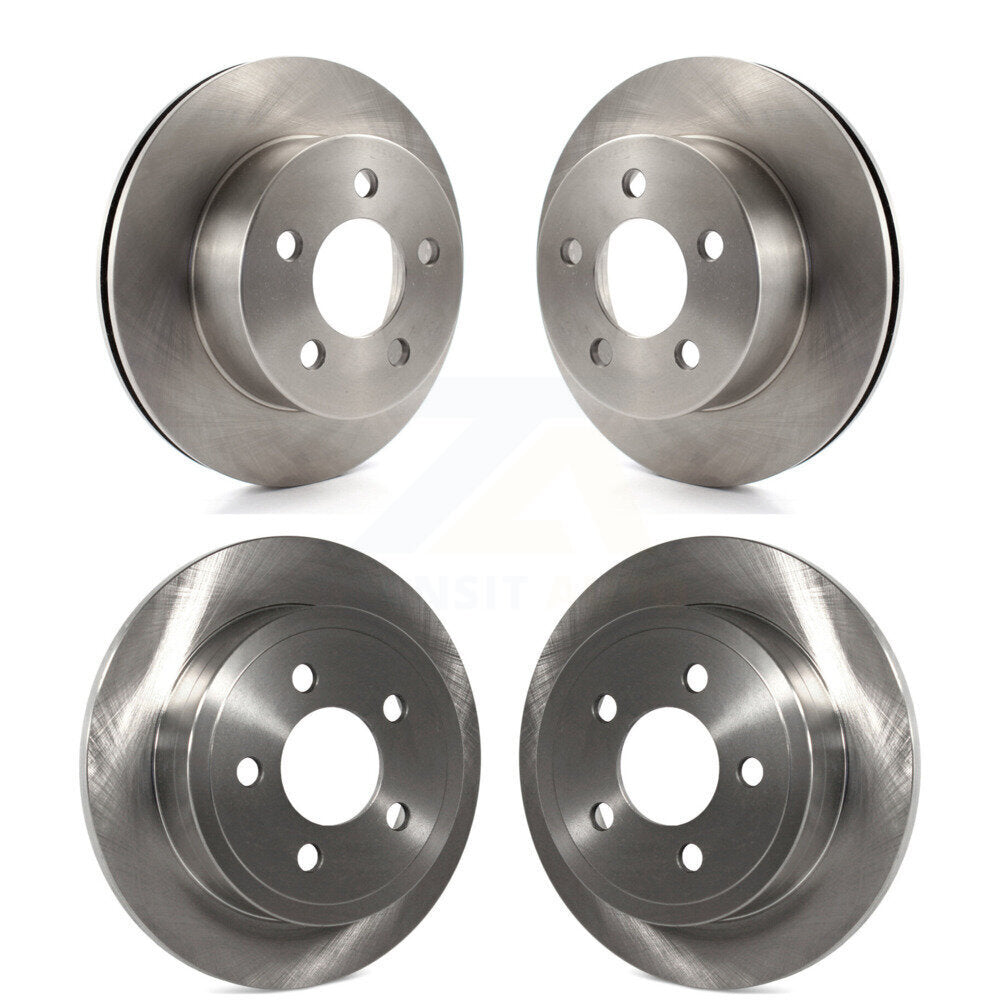Kit de rotors de frein à disque avant et arrière pour freins arrière Jeep Wrangler TJ 2003-2006