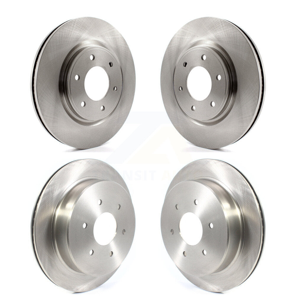 Kit de disques de frein à disque avant et arrière pour Nissan TITAN 2017 – 2024 K8-101696
