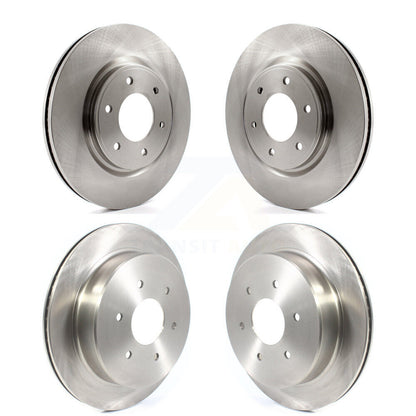 Kit de disques de frein à disque avant et arrière pour Nissan TITAN 2017 – 2024 K8-101696