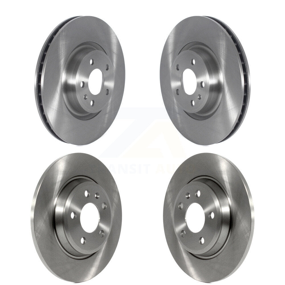 Kit de rotors de frein à disque avant et arrière pour Audi A4 Quattro 2019 – 2020 avec rotor solide