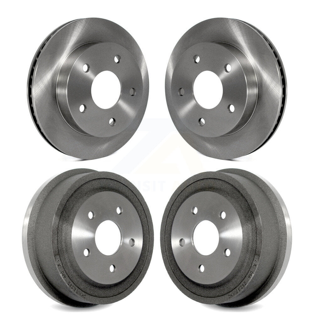 Kit de tambours de rotors de frein à disque avant et arrière pour Dodge Ram 2000 RWD 1500 – 2001