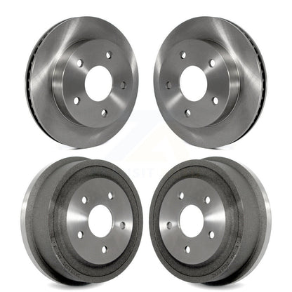 Kit de tambours de rotors de frein à disque avant et arrière pour Dodge Ram 2000 RWD 1500 – 2001