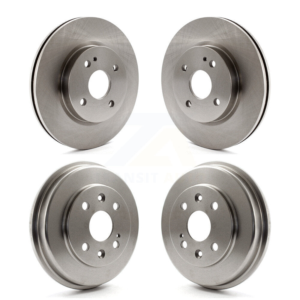 Kit de tambours de rotors de frein à disque avant et arrière pour Mazda 2 2011-2014 K8-101989