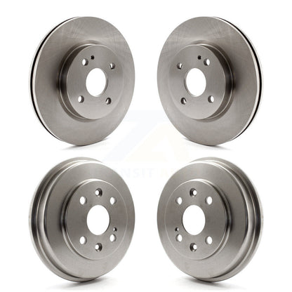 Kit de tambours de rotors de frein à disque avant et arrière pour Mazda 2 2011-2014 K8-101989