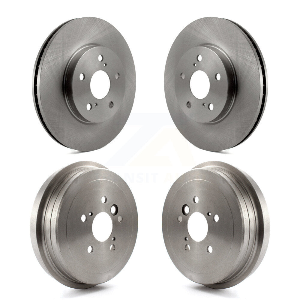 Kit de tambour de rotors de frein avant et arrière pour Toyota Camry 2006 avec Roto de 296 mm de diamètre