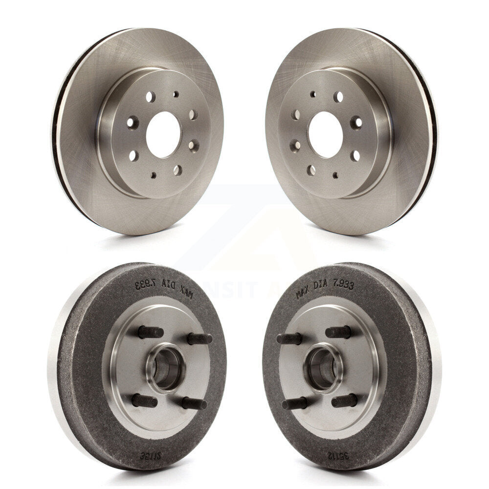 Kit de tambours de rotors de frein à disque avant et arrière pour Kia Rio 2003 – 2005, sans ABS K8-102026