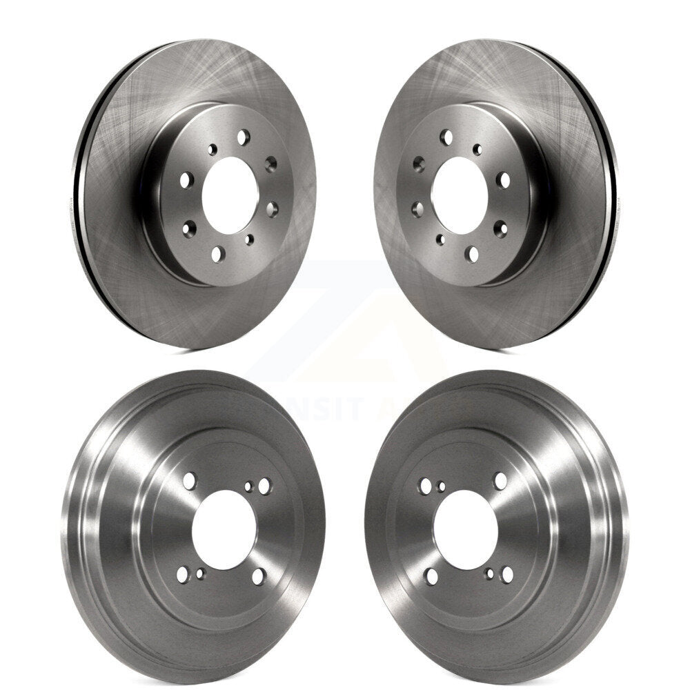 Kit de tambours de rotors de frein à disque avant et arrière pour Honda Fit K8-102033