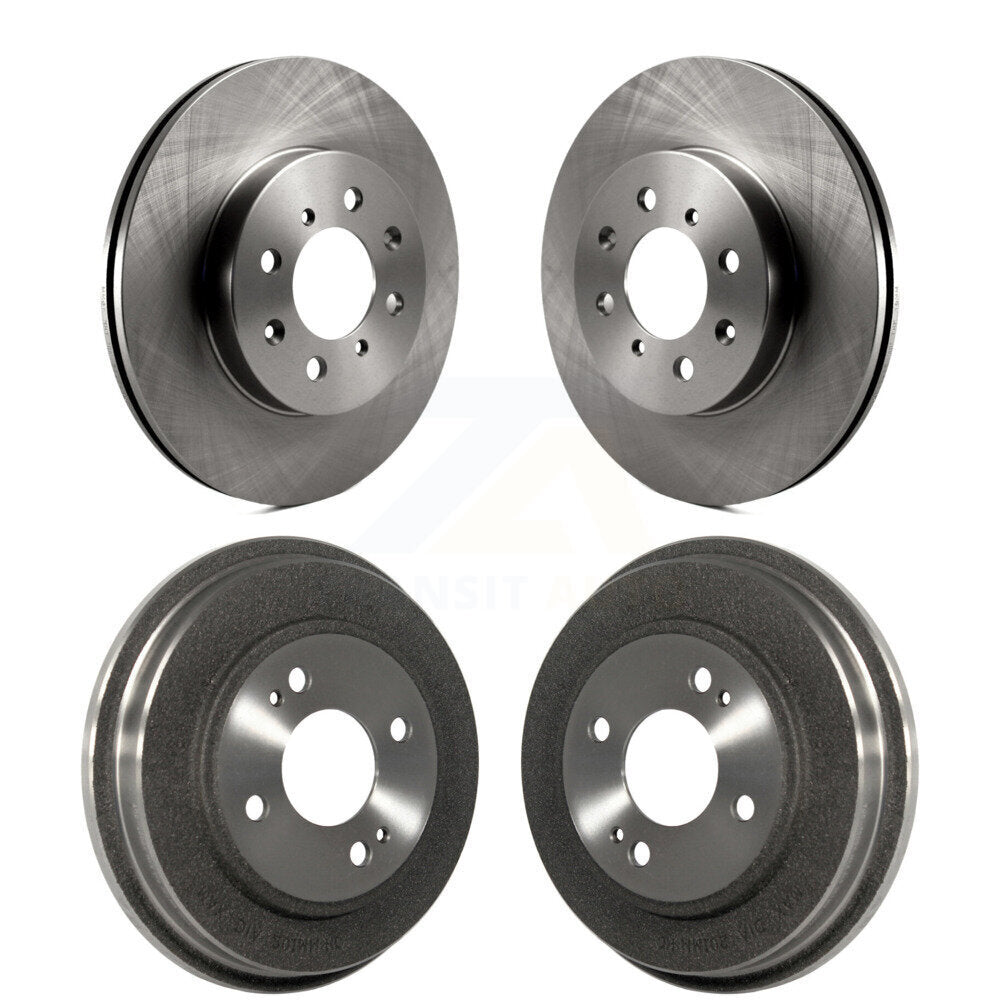 Kit de tambours de rotors de frein à disque avant et arrière pour Honda Civic Fit Insight K8-102035