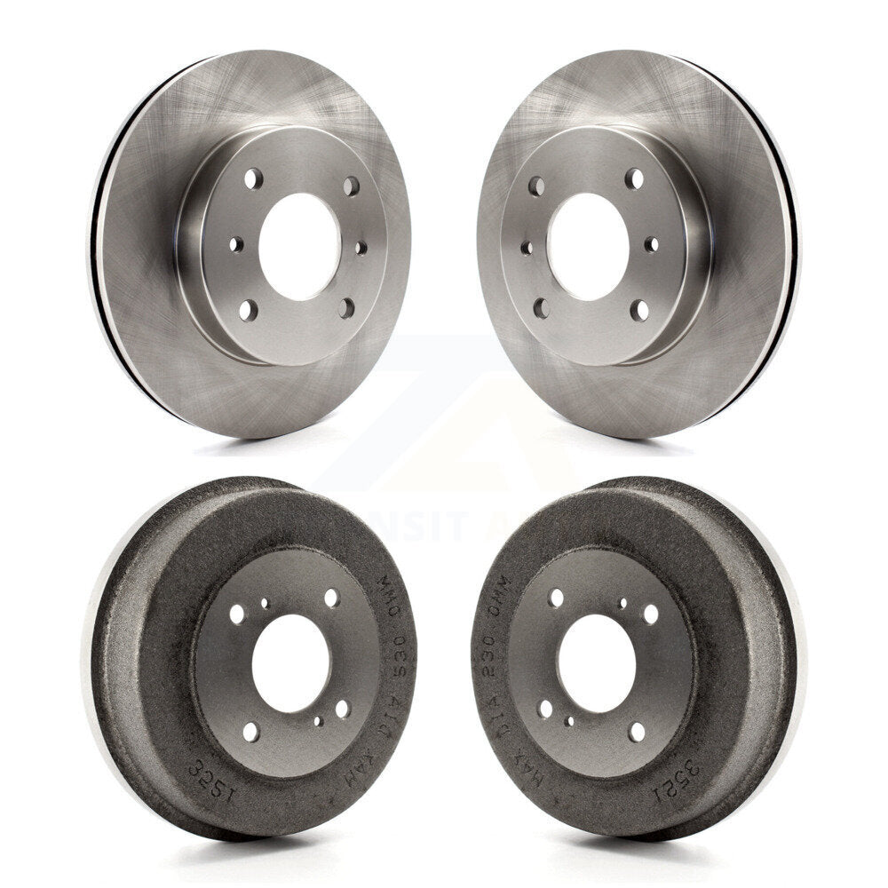 Kit de tambours de rotors de frein à disque avant et arrière pour Nissan Axxess Stanza K8-102057