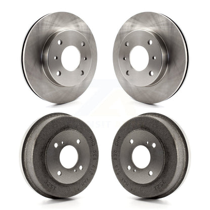 Kit de tambours de rotors de frein à disque avant et arrière pour Nissan Axxess Stanza K8-102057