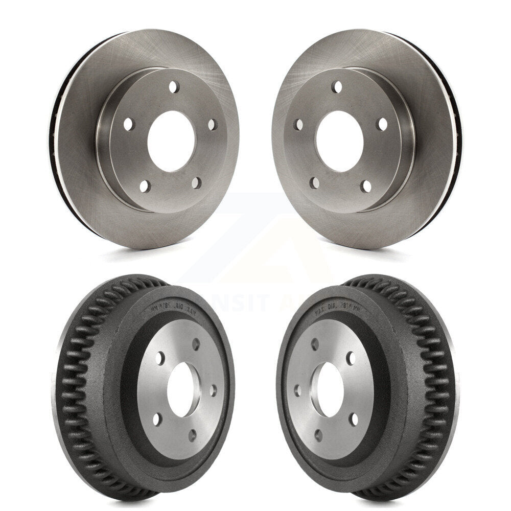 Kit de tambours de rotors de frein à disque avant et arrière pour Dodge Ram 1994 1999 4WD 1500
