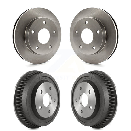 Kit de tambours de rotors de frein à disque avant et arrière pour Dodge Ram 1994 1999 4WD 1500