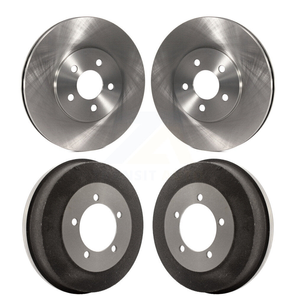 Kit de tambours de rotors de frein à disque avant et arrière pour berline Dodge Stratus 2002 K8-102087