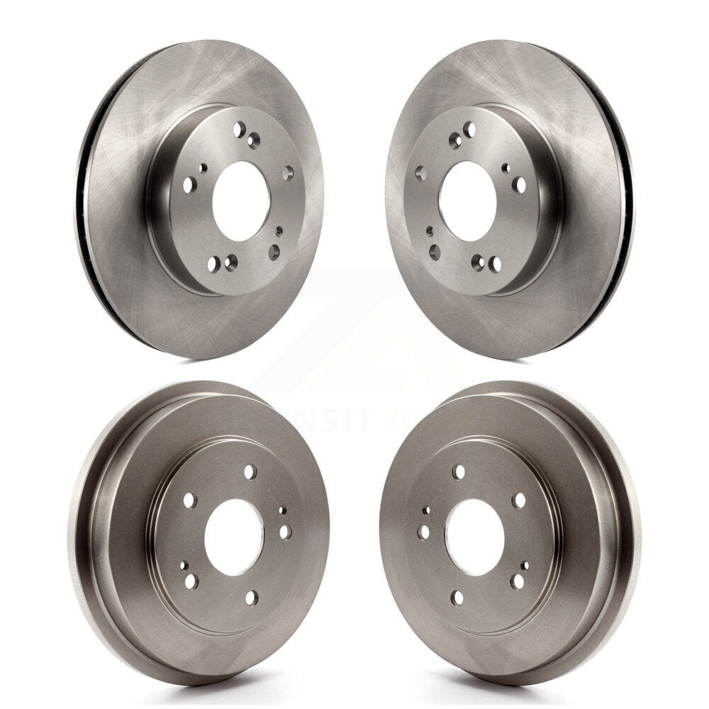 Kit de tambours de rotors de frein à disque avant et arrière pour Honda Civic Hybrid-L Hybri 2012 – 2015