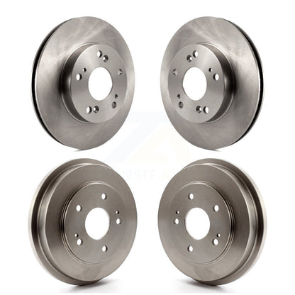 Kit de tambours de rotors de frein à disque avant et arrière pour Honda Civic Hybrid-L Hybri 2012 – 2015