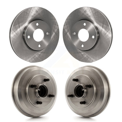 Kit de tambour de rotors de frein avant et arrière pour roulement de roue Ford Focus 2005-2007 inclus