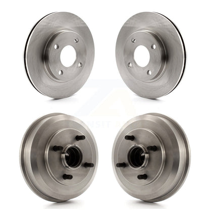 Kit de tambours de rotors de frein à disque avant et arrière pour roulement de roue Ford Focus inclus