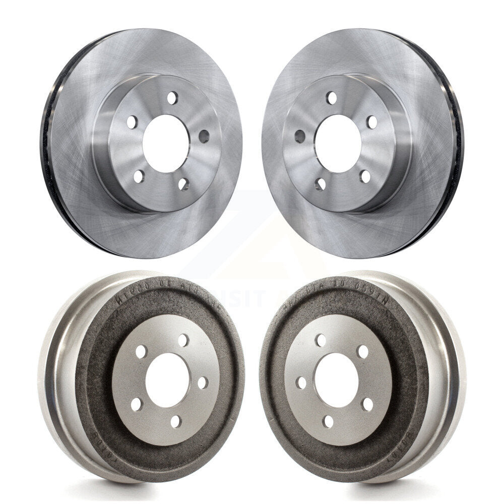 Kit de tambours de rotors de frein à disque avant et arrière pour Jeep Liberty 2002 K8-102157