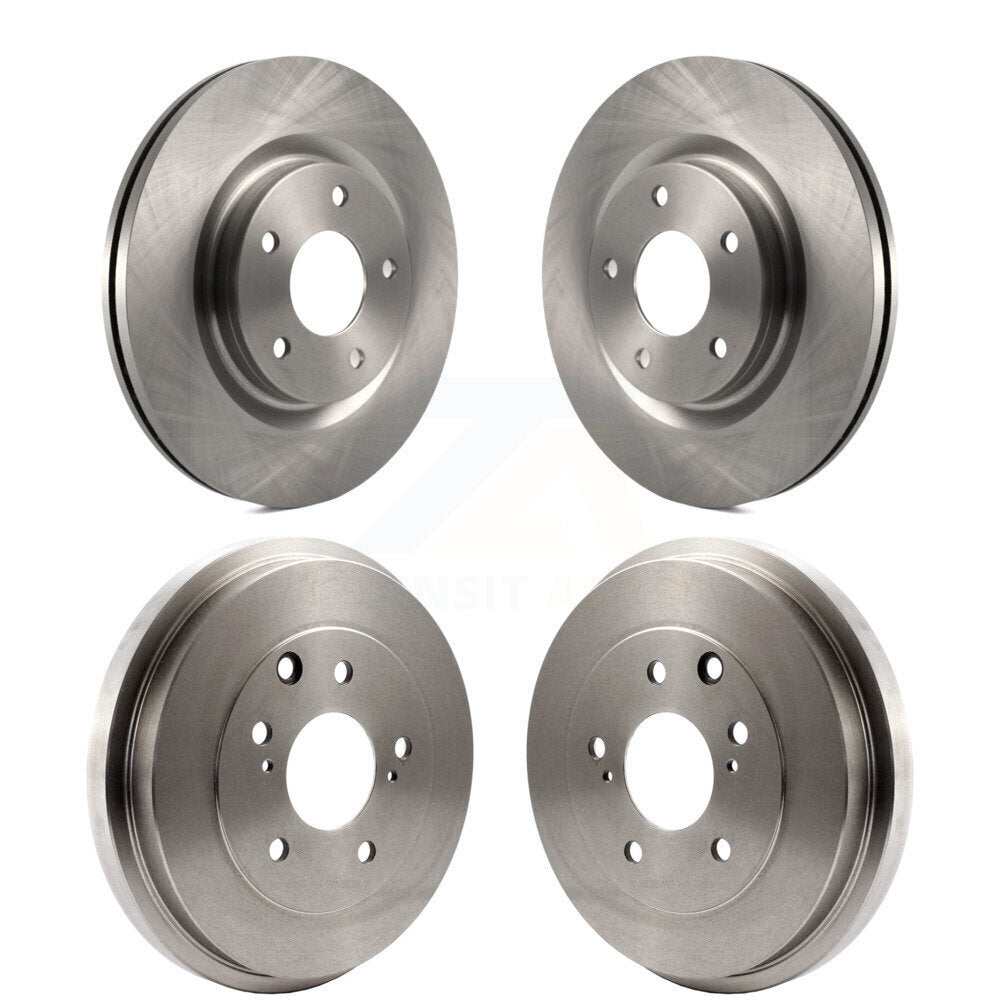 Kit de tambours de rotors de frein à disque avant et arrière pour Nissan Sentra turbocompressé 2017 – 2019
