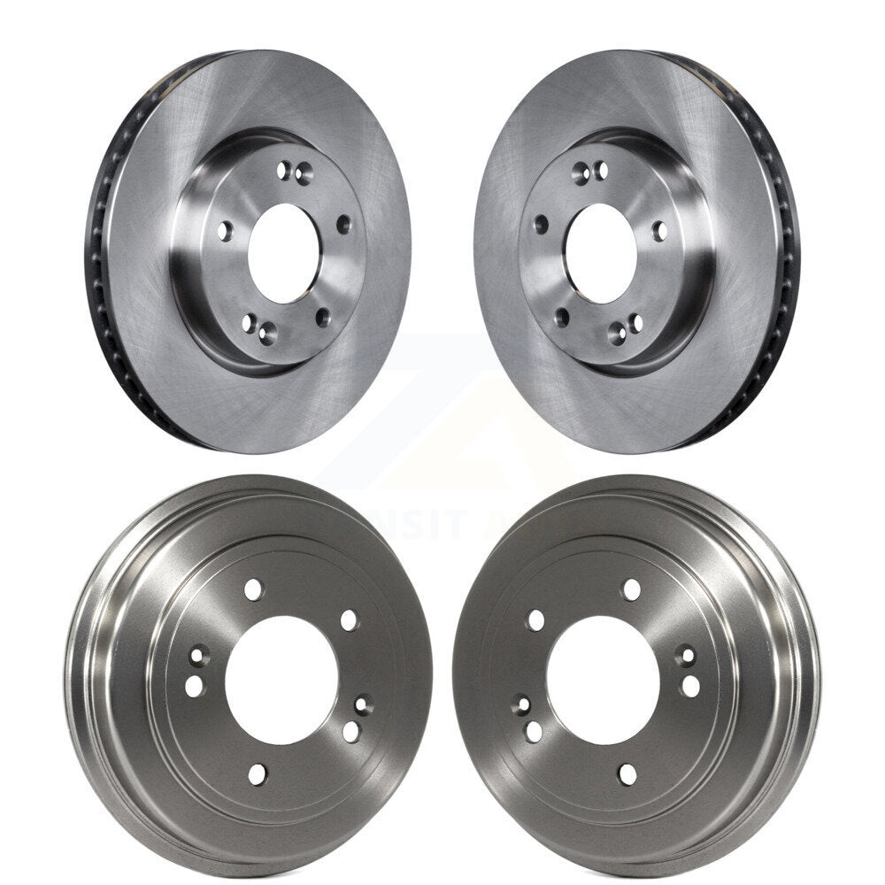 Kit de tambours de rotors de frein à disque avant et arrière pour Kia Soul 2010 L 2011 K8-102165