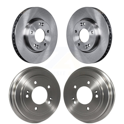 Kit de tambours de rotors de frein à disque avant et arrière pour Kia Soul 2010 L 2011 K8-102165