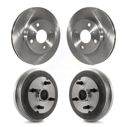 Kit de tambours de rotors de frein à disque avant et arrière pour Toyota Tercel Paseo K8-102172