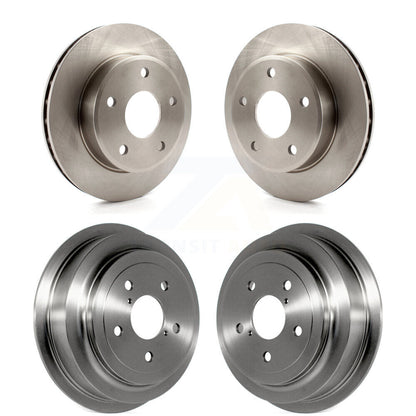 Kit de tambour de Rotors de frein à disque avant et arrière, pour Dakota Dodge Ram Mitsubishi Raider