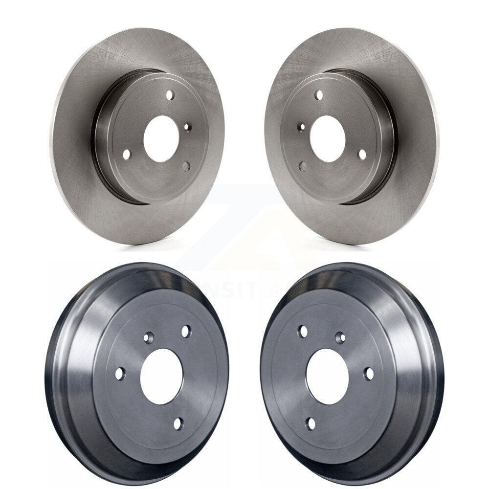 Kit de tambours de rotors de frein à disque avant et arrière pour Smart Fortwo K8-102185