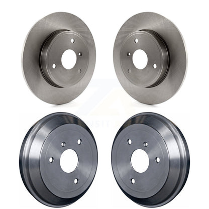 Kit de tambours de rotors de frein à disque avant et arrière pour Smart Fortwo K8-102185