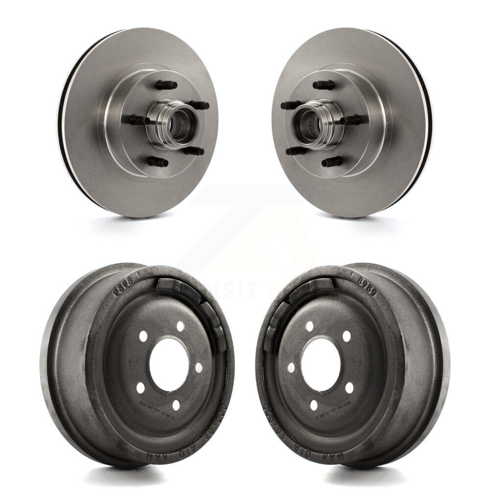 Kit de tambour de rotors de frein à disque avant et arrière pour Ford Ranger avec 10" de diamètre