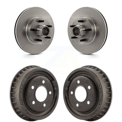 Kit de tambours de rotors de frein à disque avant et arrière pour Ford Ranger avec tambour de 9" de diamètre