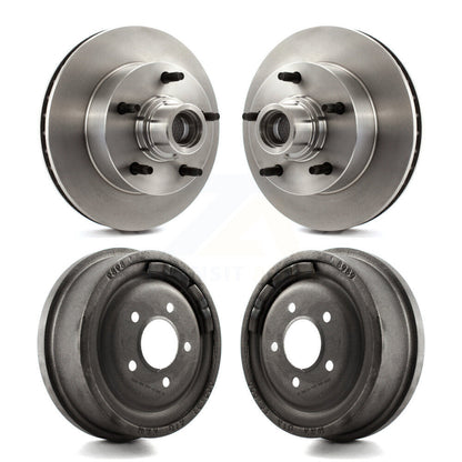Kit de tambour de rotors de frein avant et arrière pour Ford F-150 RWD 80-83 avec 10" de diamètre
