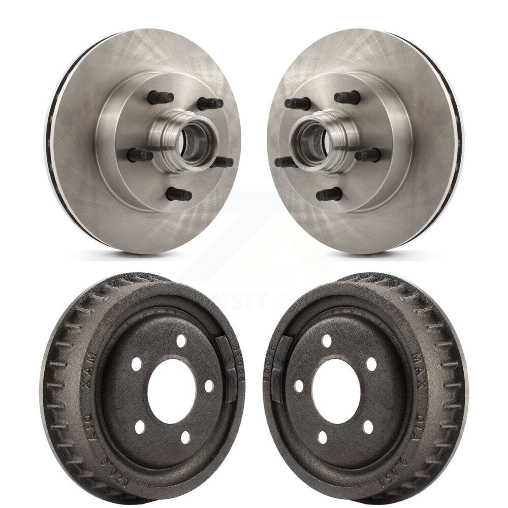 Kit de tambour de rotors de frein avant et arrière pour Mazda B4000 de 1998 à 1999 avec un diamètre de 9 pouces