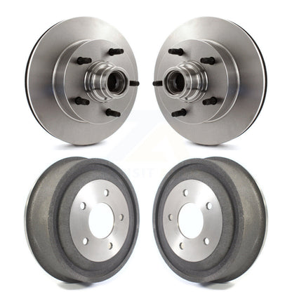 Kit de tambours de rotors de frein avant et arrière pour Ford E-150 Econoline 2000-2001 2 roues AB