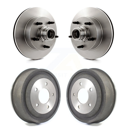 Kit de tambours de rotors de frein à disque avant et arrière, pour Ford E-150 Econoline Club Wagon