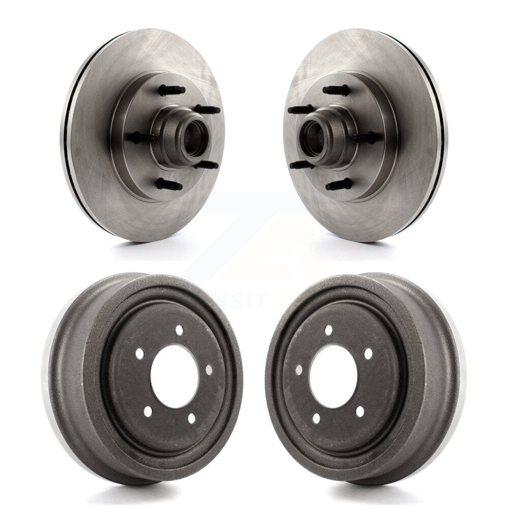 Kit de tambours de rotors de frein à disque avant et arrière pour Ford F-150 K8-102211