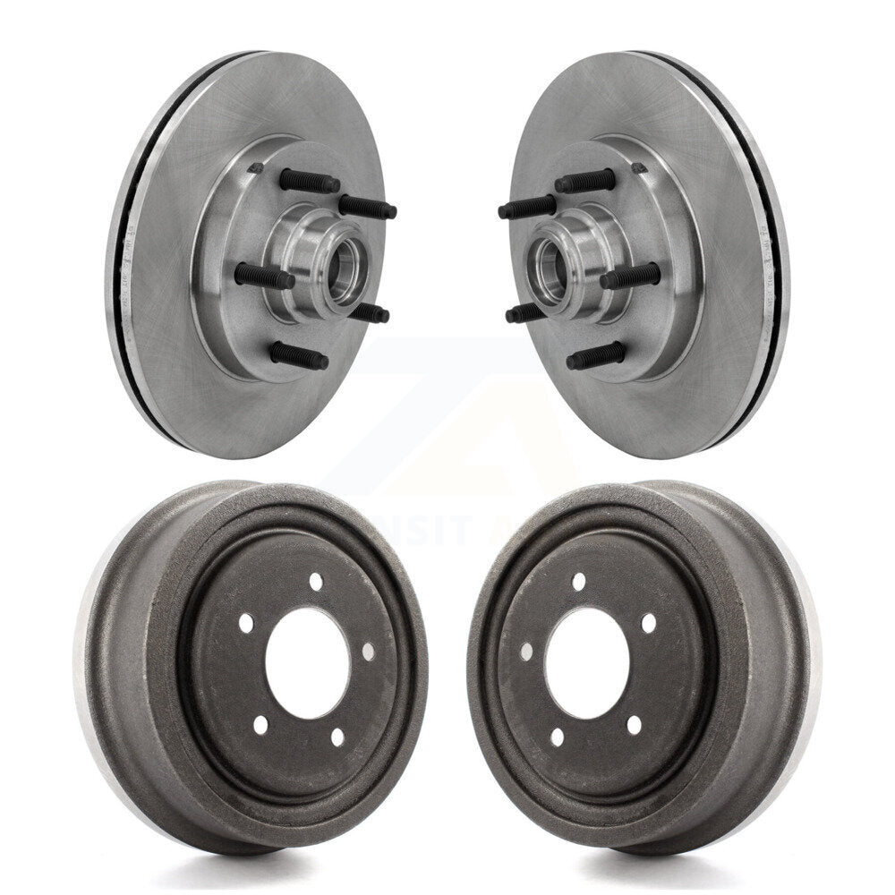 Kit de tambours de rotors de frein à disque avant et arrière pour Ford F-150 RWD 1999 K8-102212