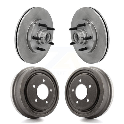 Kit de tambours de rotors de frein à disque avant et arrière pour Ford F-150 RWD 1999 K8-102212