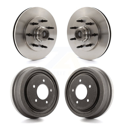 Kit de tambours de rotors de frein à disque avant et arrière pour Ford F-150 RWD 1999 K8-102213
