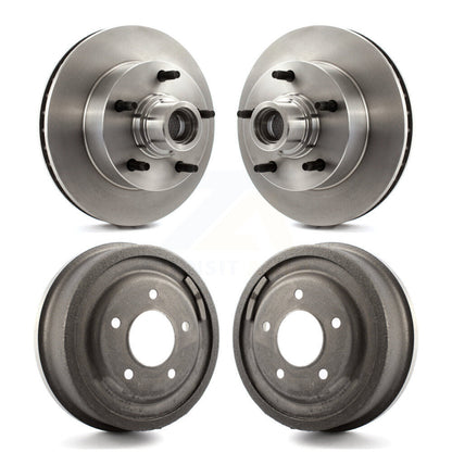 Kit de tambours de rotors de frein à disque avant et arrière, pour Ford F-150 E-150 Econoline Club Wago